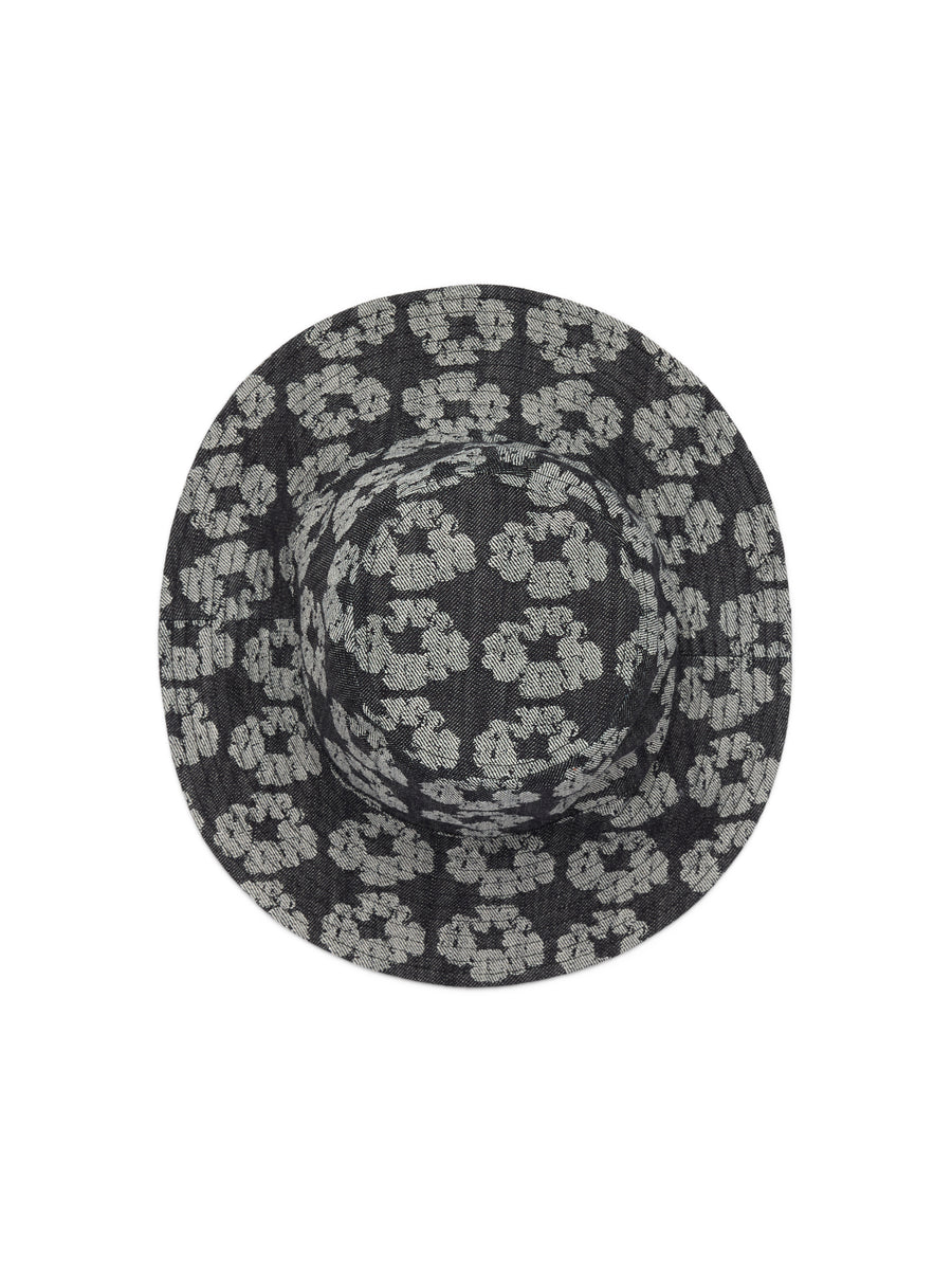 Jacquard Wreath Bucket Hat Washed Black – DENIM TEARS