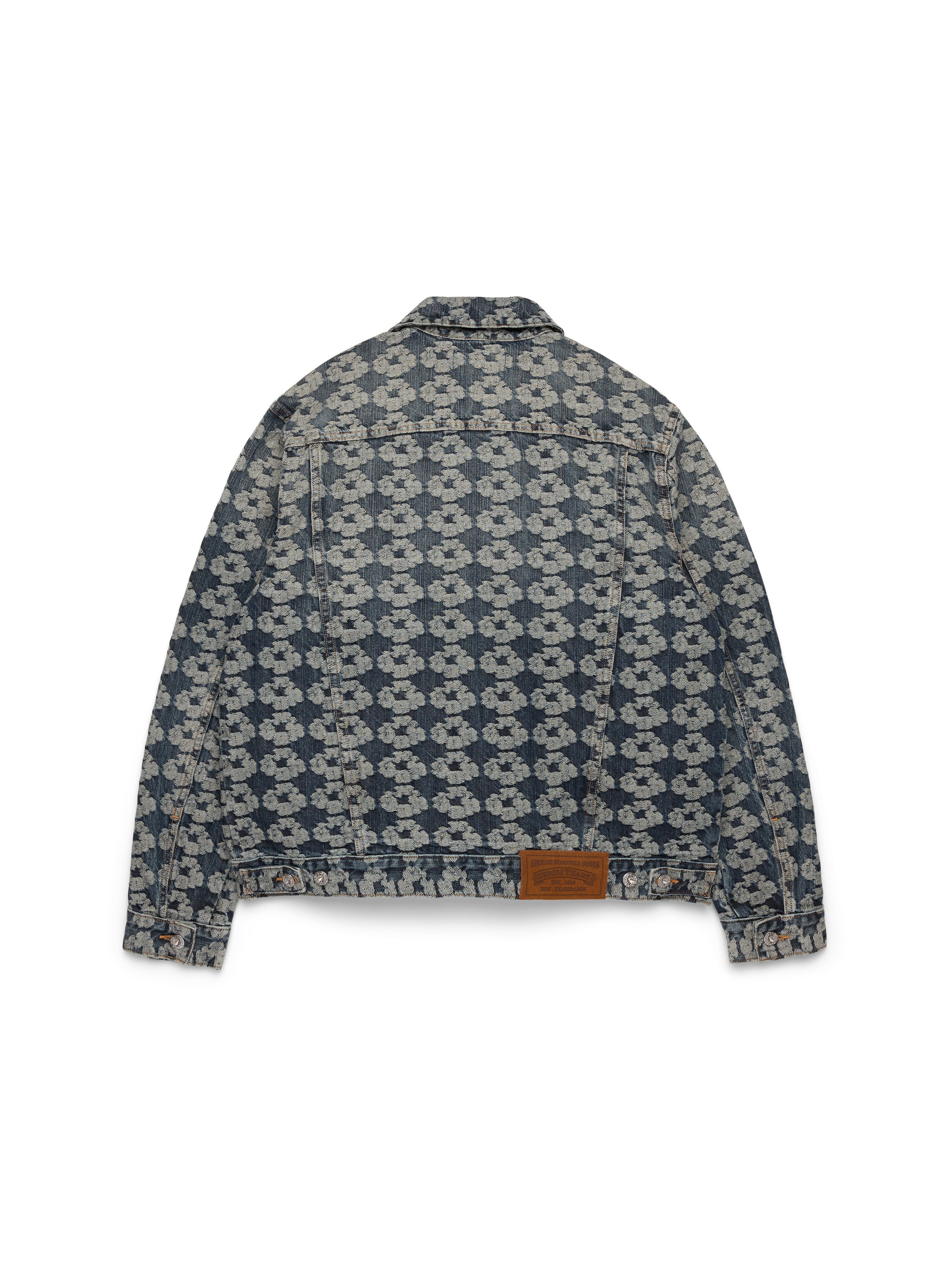 Jacquard Wreath Denim Jacket – DENIM TEARS