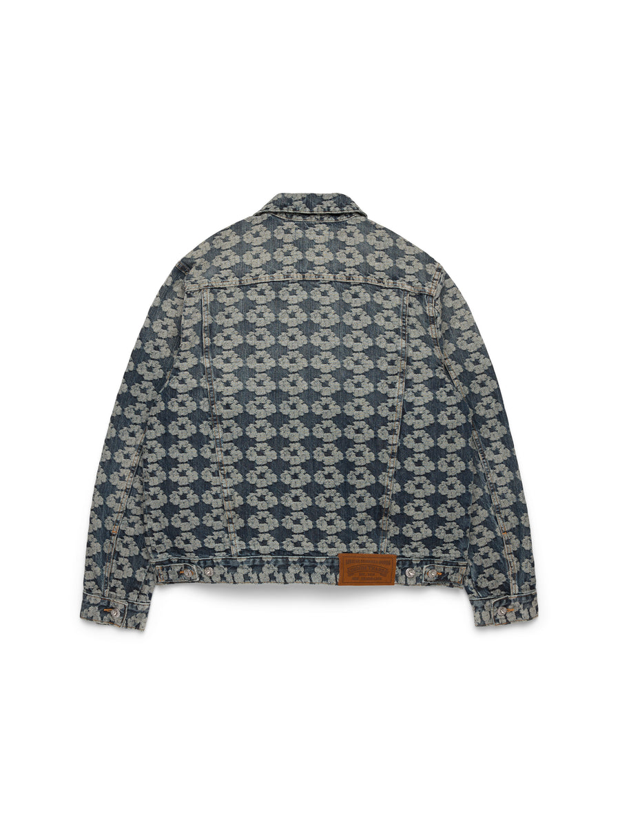 Jacquard Wreath Denim Jacket – DENIM TEARS