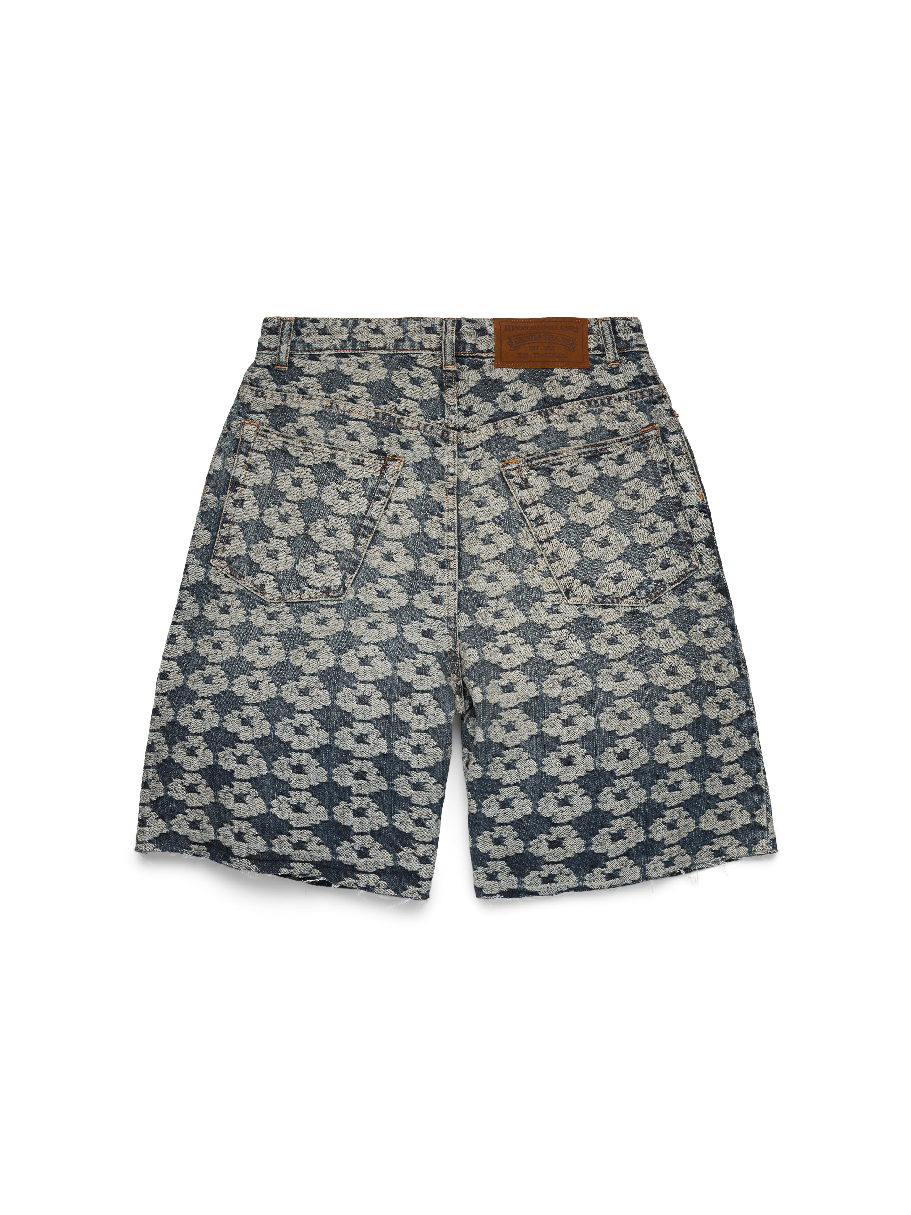 Jacquard Wreath Denim Short – DENIM TEARS