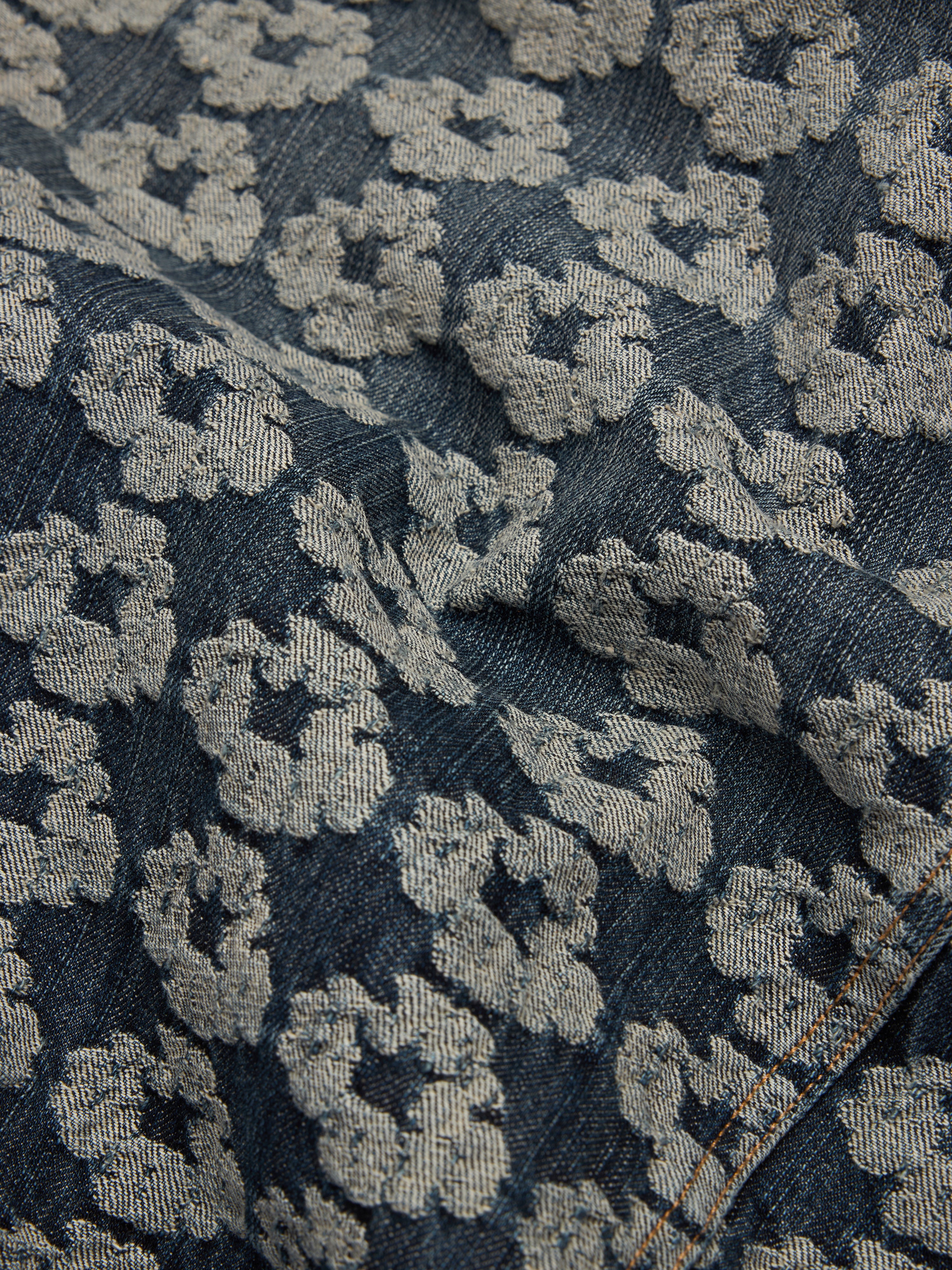 Jacquard Wreath Denim Jacket – DENIM TEARS
