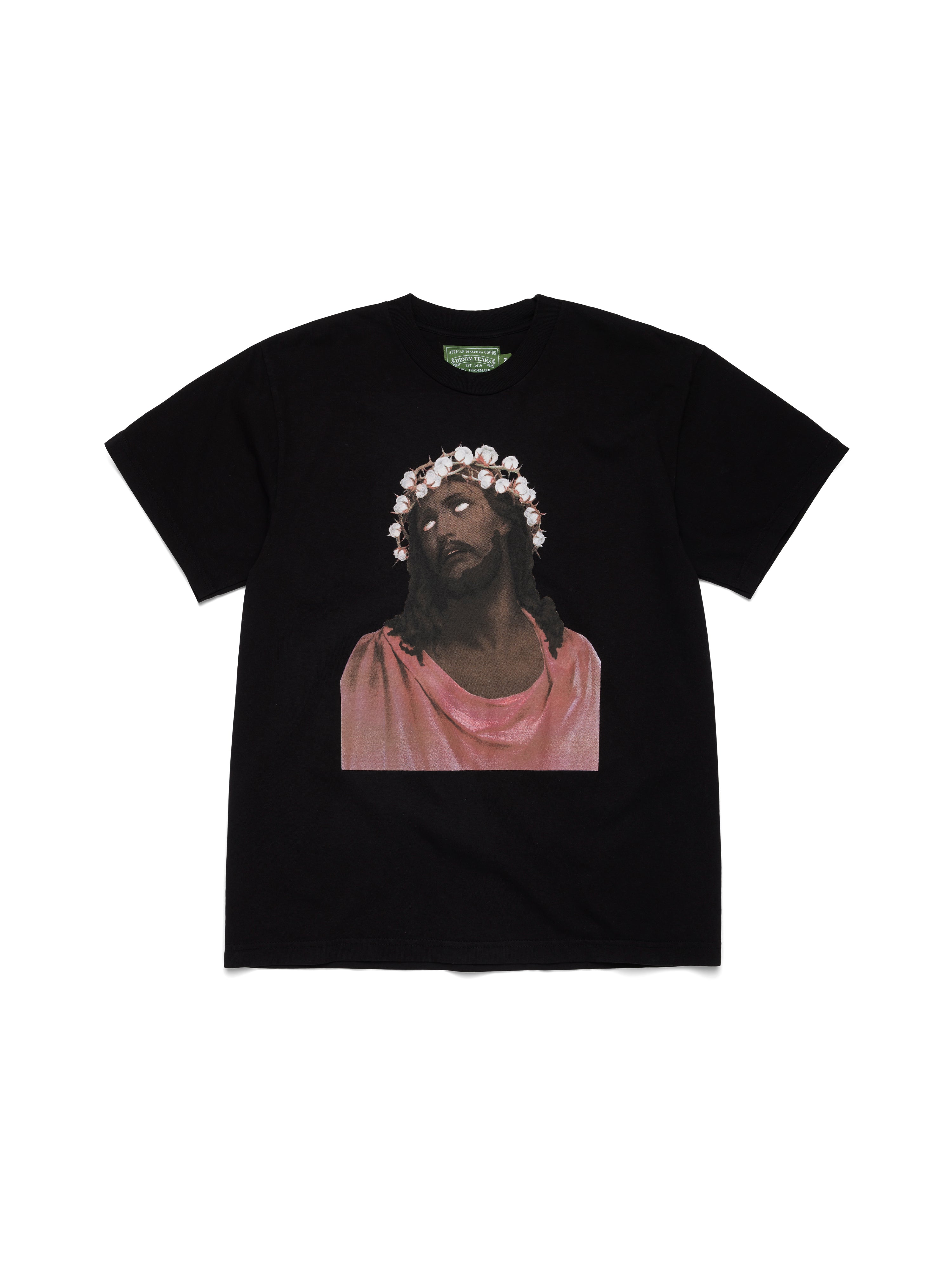 Jesus Tee Black – DENIM TEARS