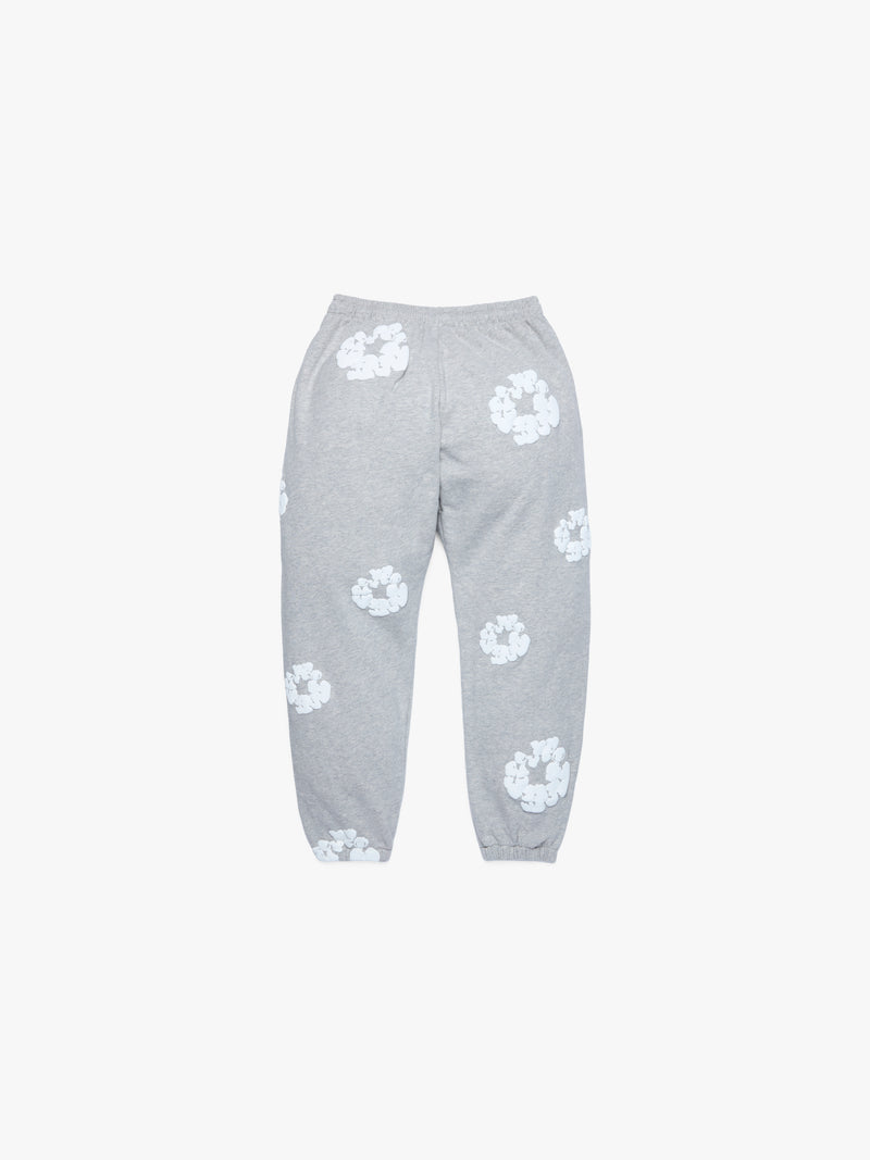 Kids Cotton Wreath Sweatpants Grey