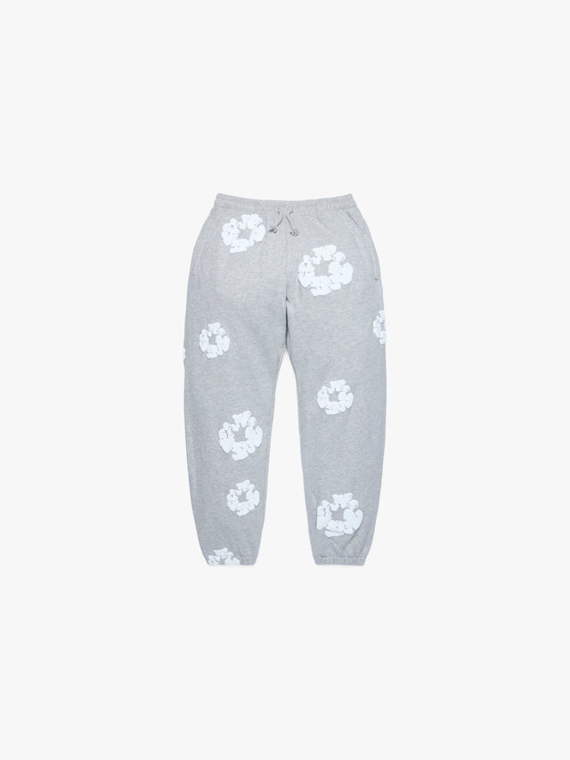 Kids Cotton Wreath Sweatpants Grey