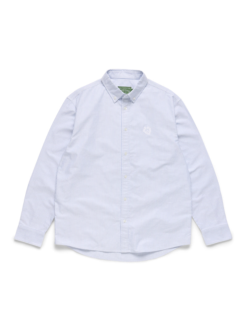 Peace Wreath Oxford Shirt Blue