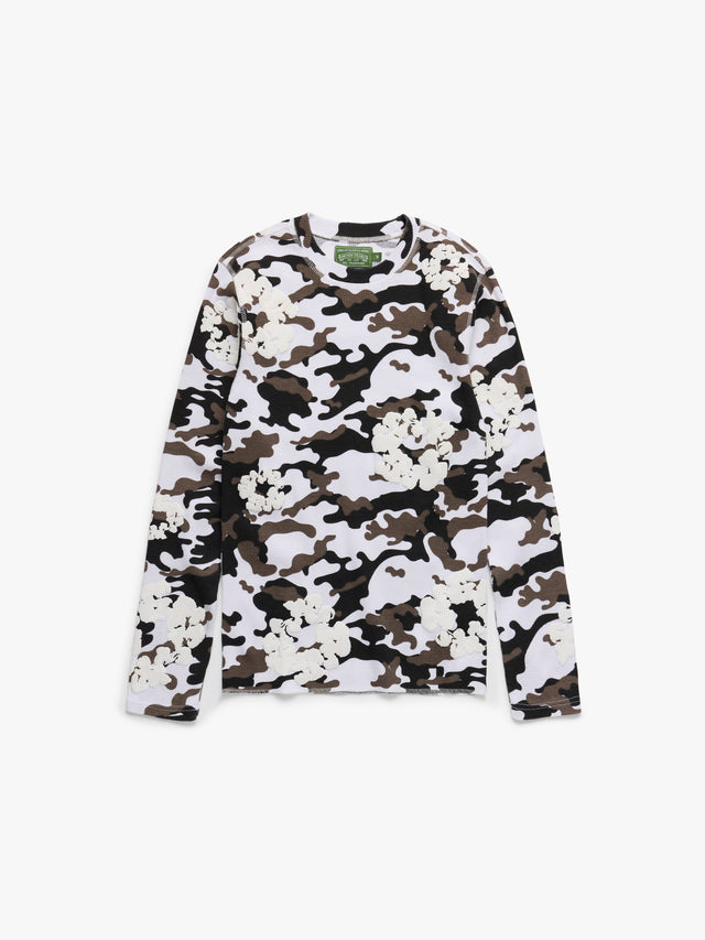 Cotton Wreath Thermal Long Sleeve Snow Camo
