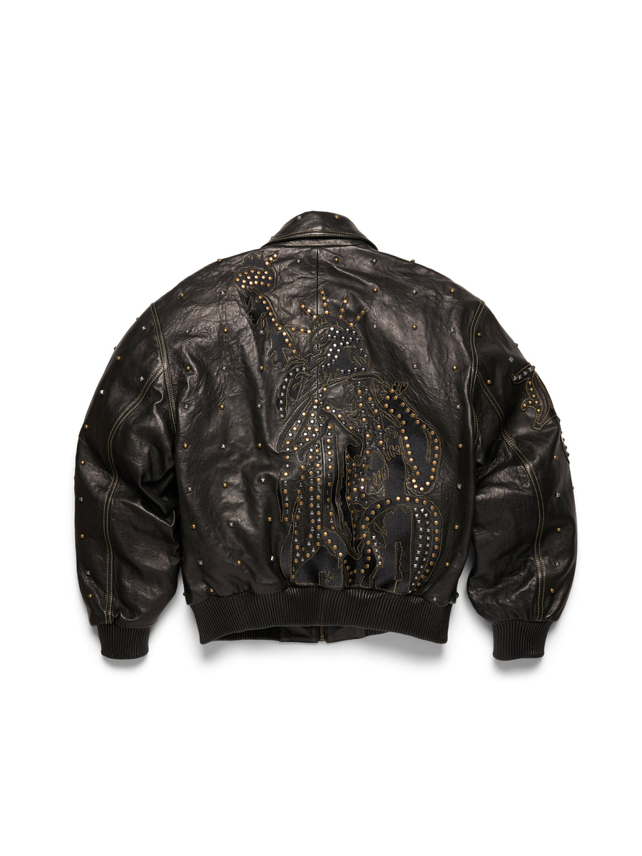 LadyLibertyStuddedLeatherJacke