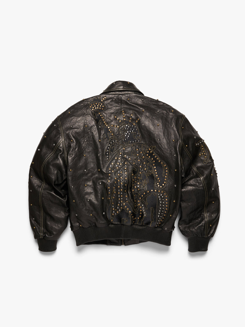 Libertas Studded Leather Jacket