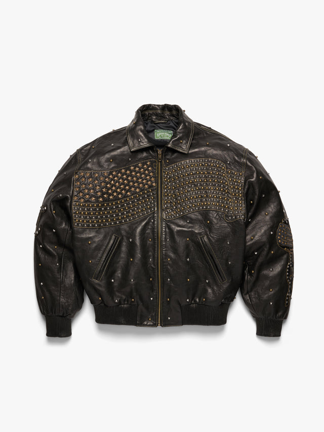 Libertas Studded Leather Jacket