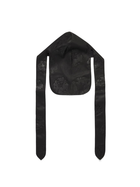 Cotton Wreath Leather Durag Black – DENIM TEARS