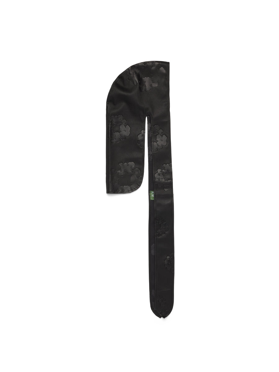 Cotton Wreath Leather Durag Black – DENIM TEARS