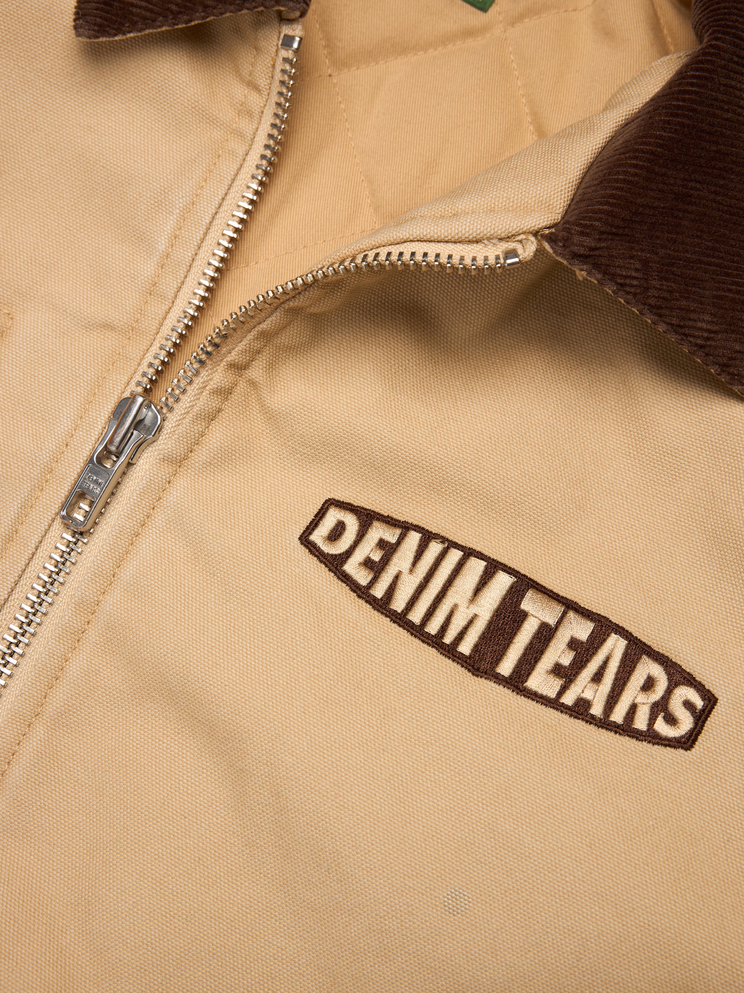 Every Tear Is A Star Work Jacket Khaki – DENIM TEARS