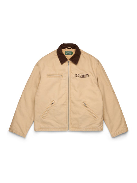 Every Tear Is A Star Work Jacket Khaki – DENIM TEARS
