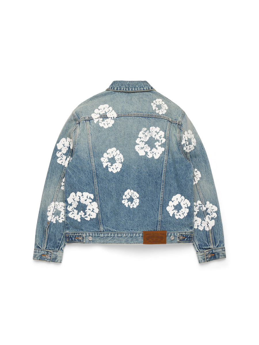 ジャケット・アウター Denim Tears COTTON WREATH DENIM JACKET Cotton Wreath Denim Jacket Light Wash – DENIM TEARS