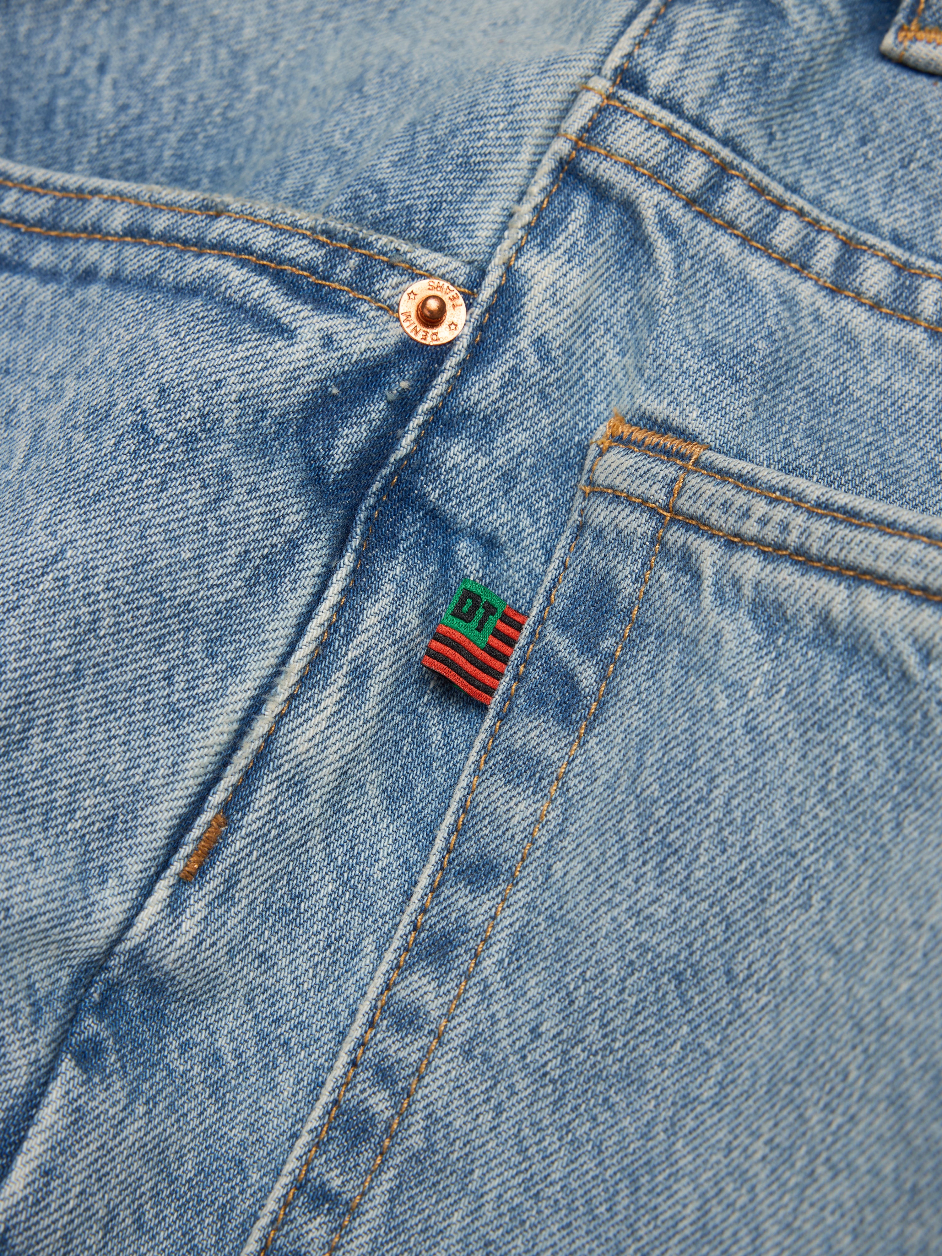 Baggy Denim Pant Light Wash – DENIM TEARS