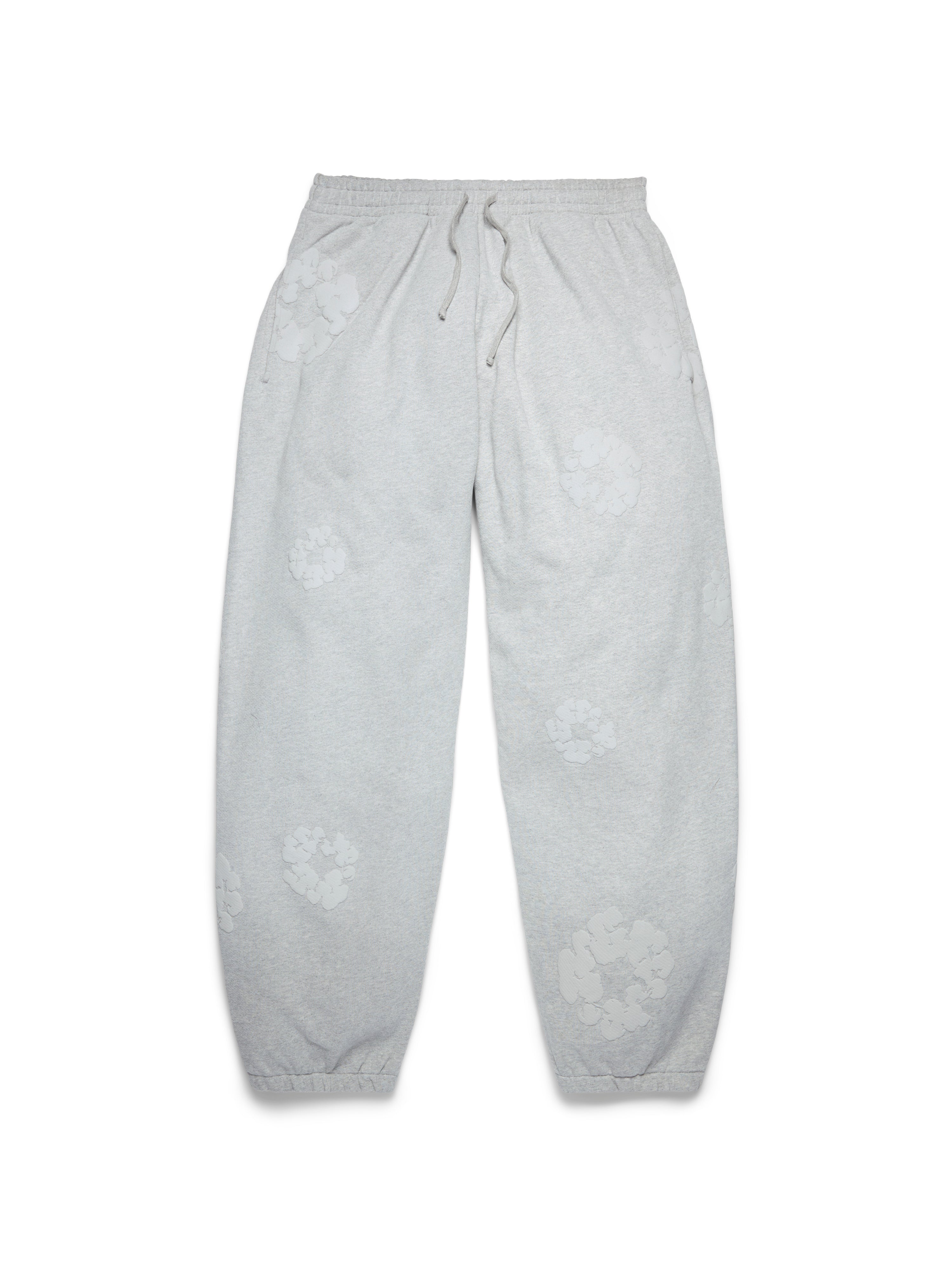 Mono Cotton Wreath Sweatpants Grey – DENIM TEARS