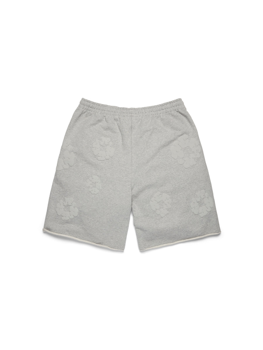 Mono Cotton Wreath Sweatshorts Grey – DENIM TEARS