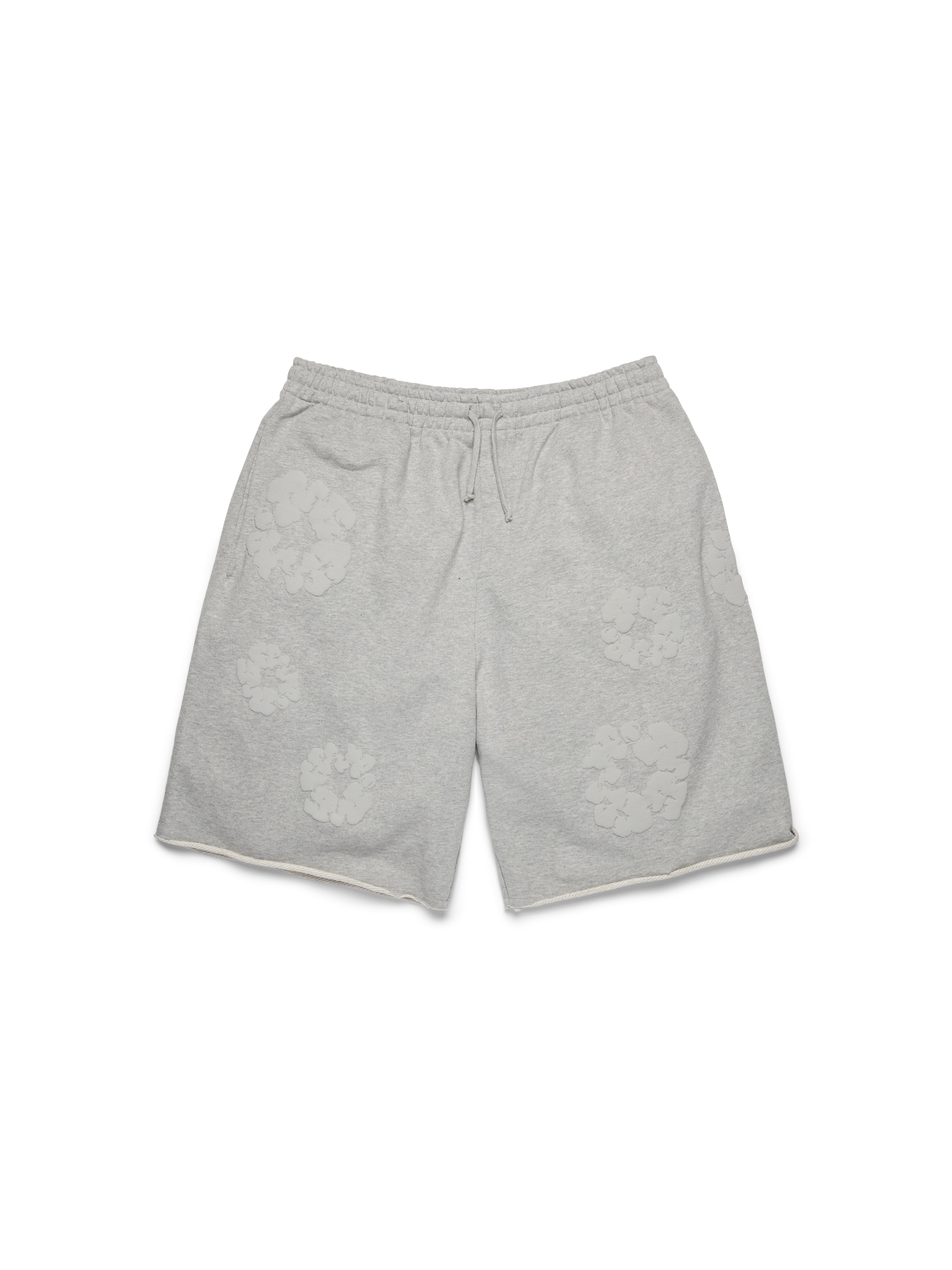 Mono Cotton Wreath Sweatshorts Grey – DENIM TEARS