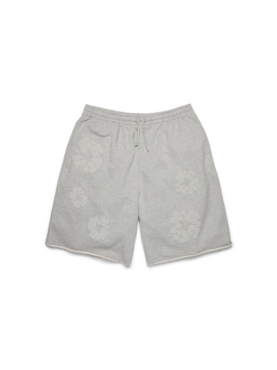 Mono Cotton Wreath Sweatshorts Grey – DENIM TEARS