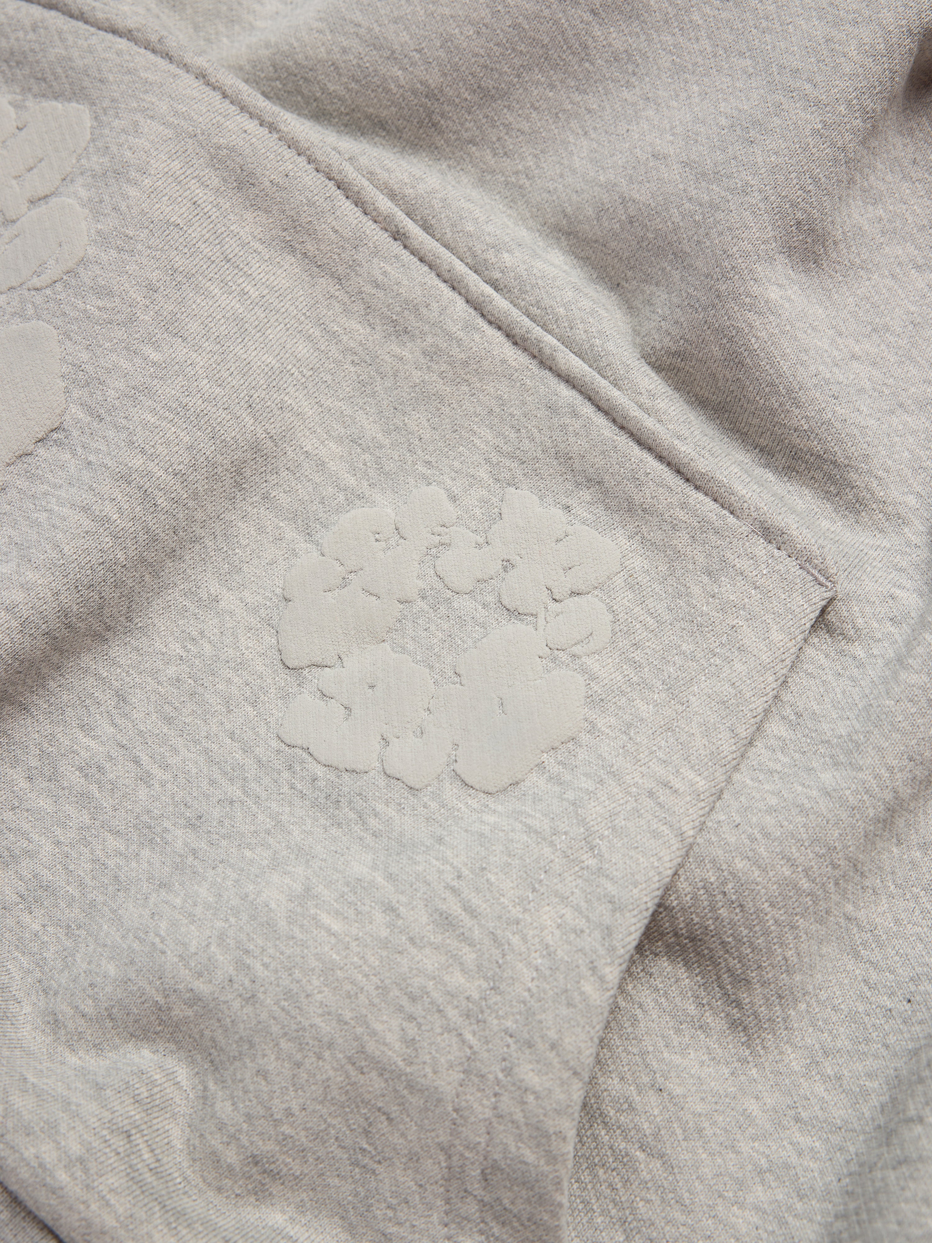 Mono Cotton Wreath Hoodie Grey – DENIM TEARS