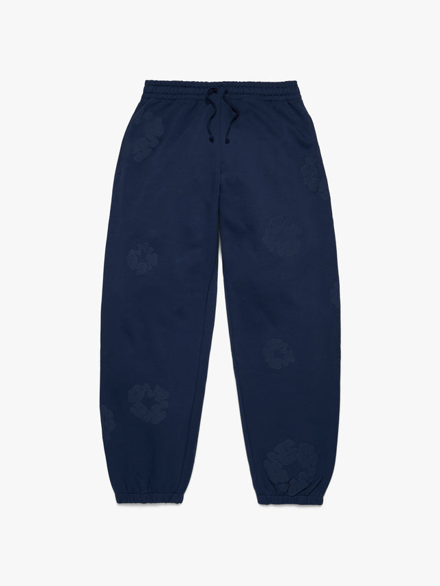 Mono Cotton Wreath Sweatpants Navy