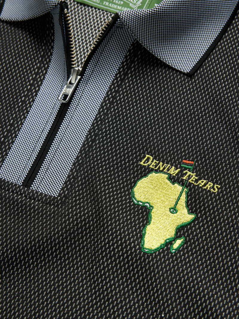 Masters Metallic Quarter-Zip Polo