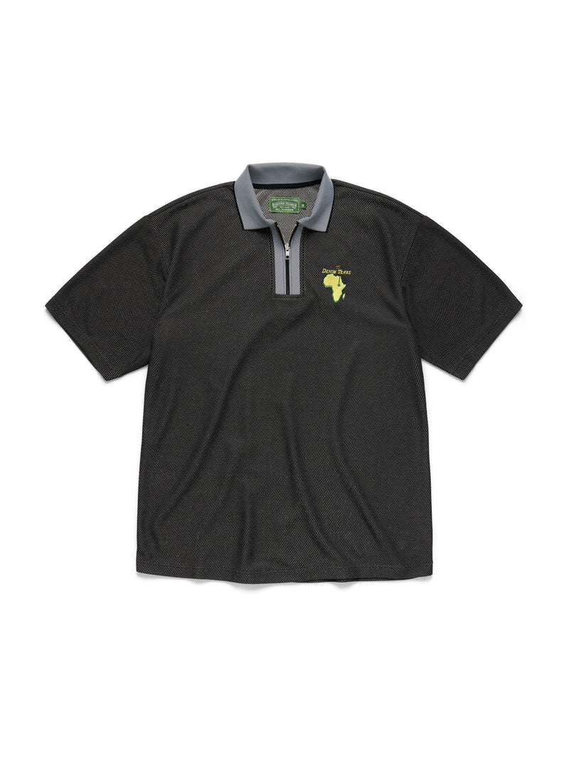 Masters Metallic Quarter-Zip Polo