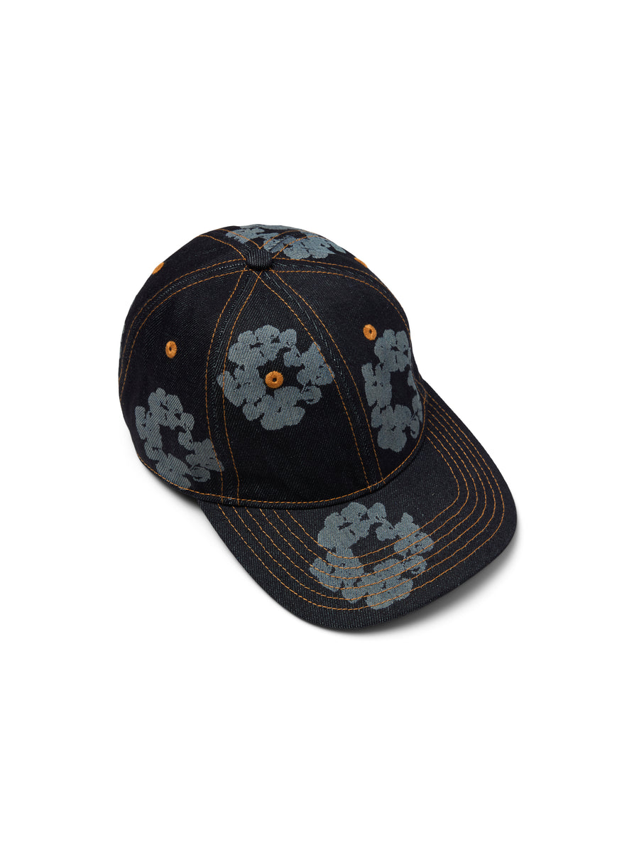 帽子 TENDERLOIN T-TRUCKER CAP DENIM INDIGO Mono Cotton Wreath Raw Denim Cap Washed Indigo – DENIM TEARS