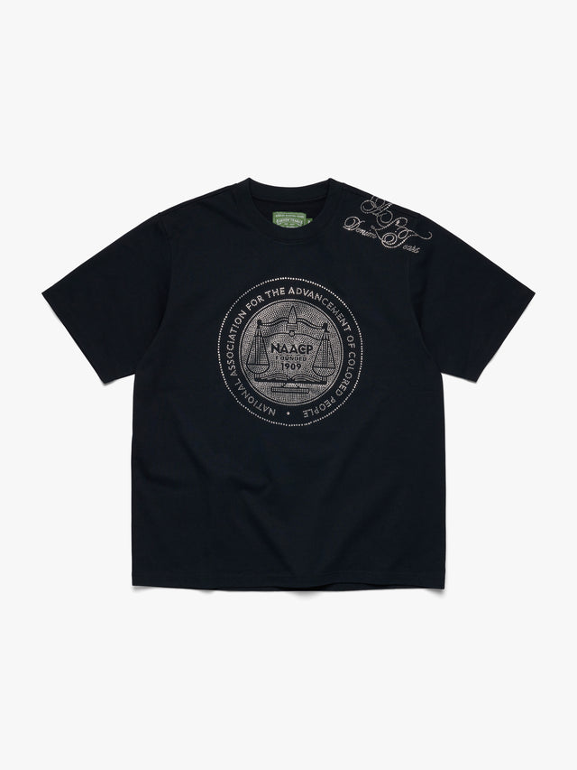NAACP André Leon Talley Rhinestone Tee Black