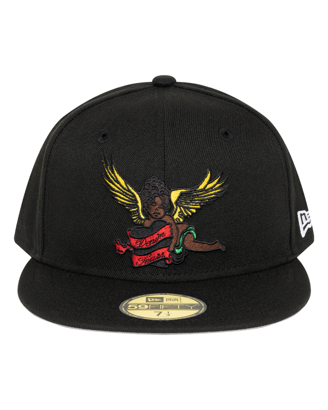 Black Cherub New Era Hat Black