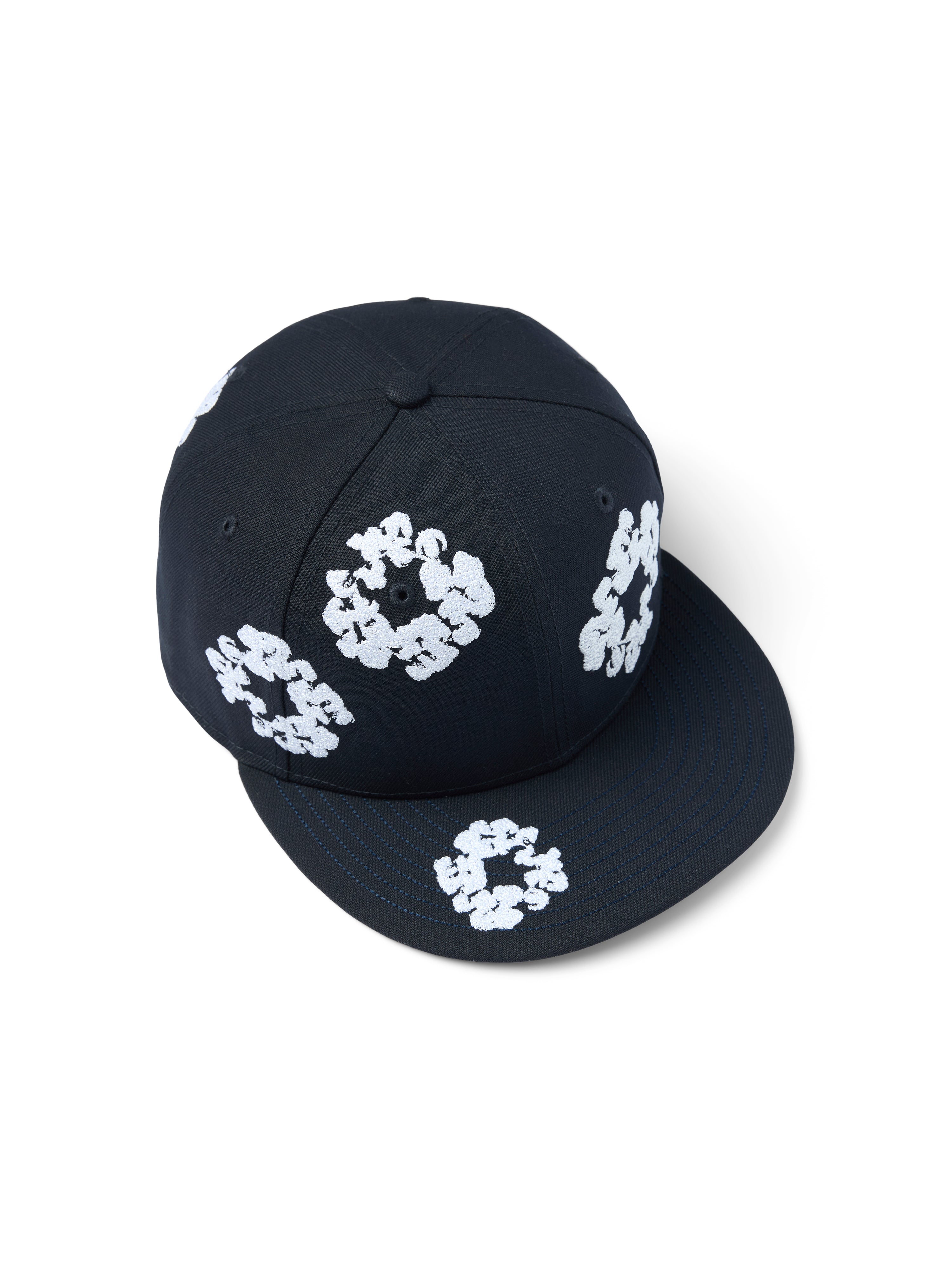 Cotton Wreath New Era 59FIFTY Fitted Cap Navy – DENIM TEARS