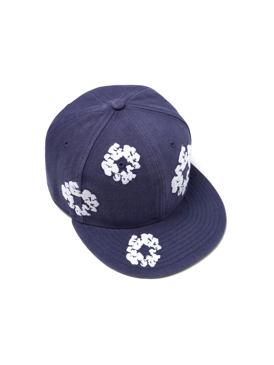 Cotton Wreath New Era 59FIFTY Canvas Fitted Cap Indigo – DENIM TEARS