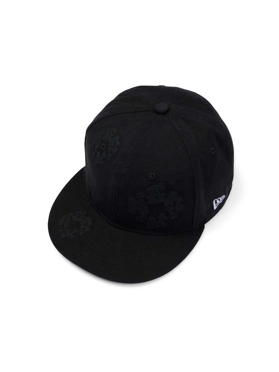New Era Mono Wreath Canvas Fitted Black – DENIM TEARS