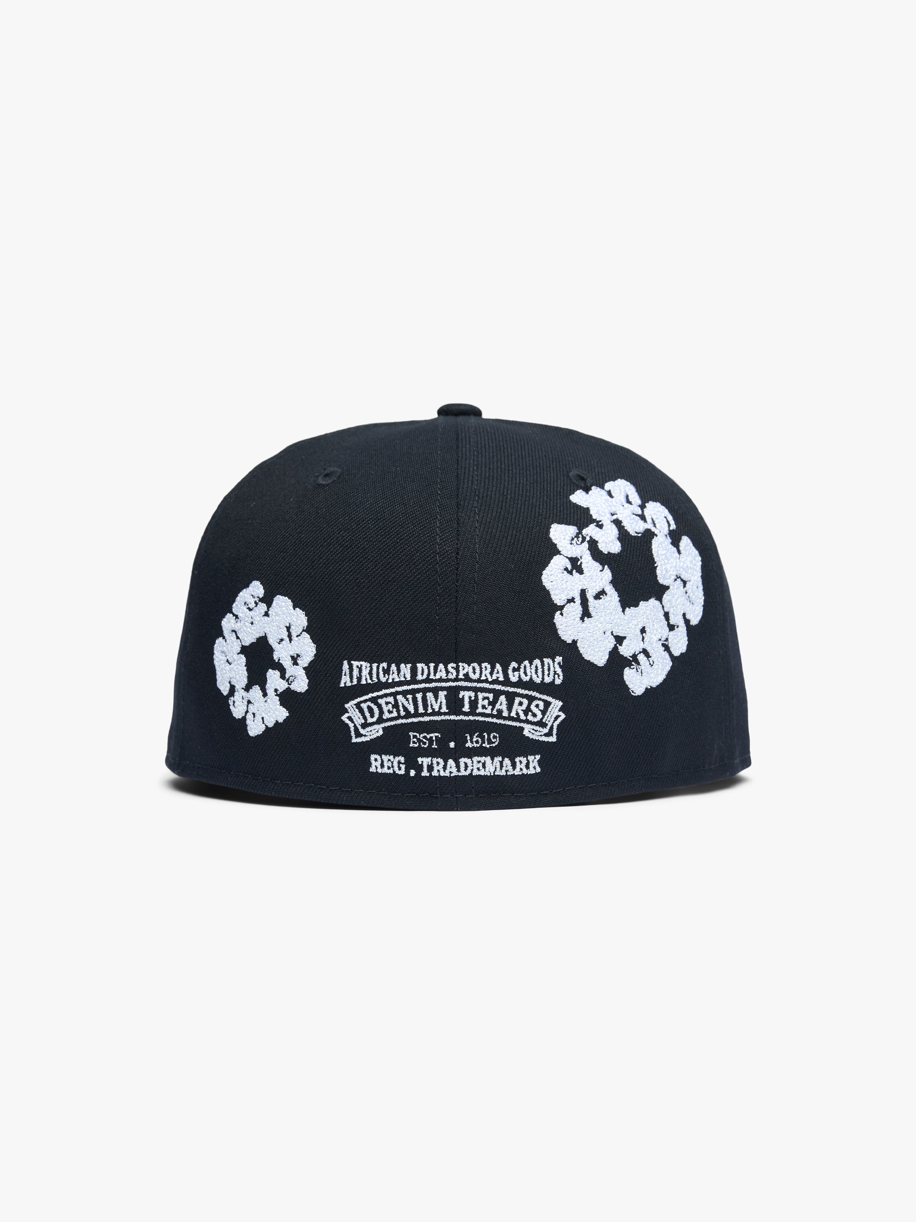 Cotton Wreath Raw Denim Cap Washed Indigo – DENIM TEARS