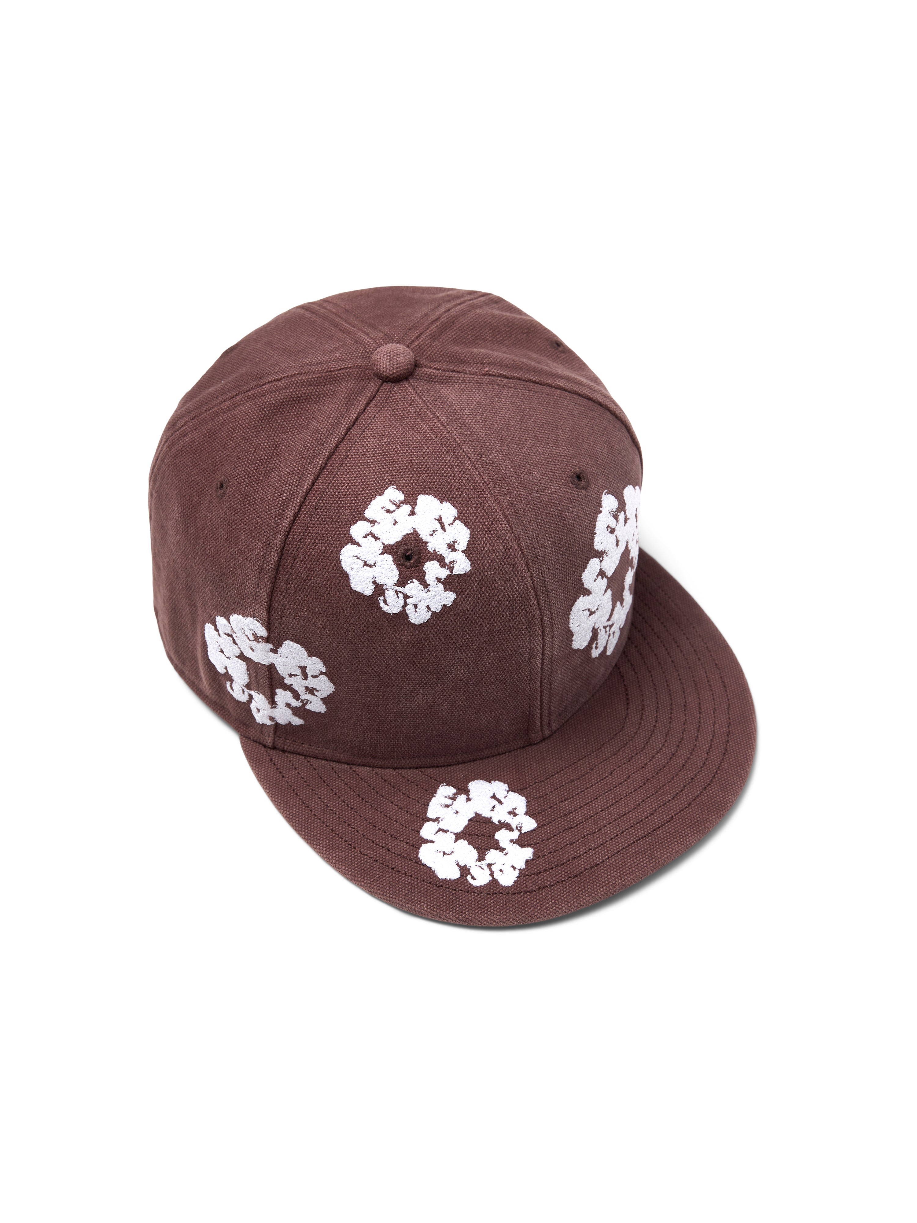 Cotton Wreath New Era 59FIFTY Canvas Fitted Cap Brown – DENIM TEARS