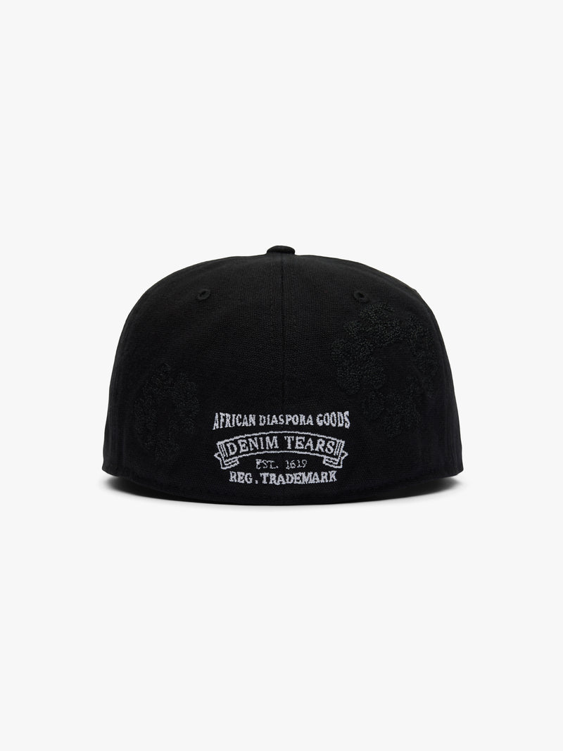 New Era Mono Wreath Canvas Fitted Black