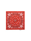 Cotton Wreath Paisley Bandana Orange