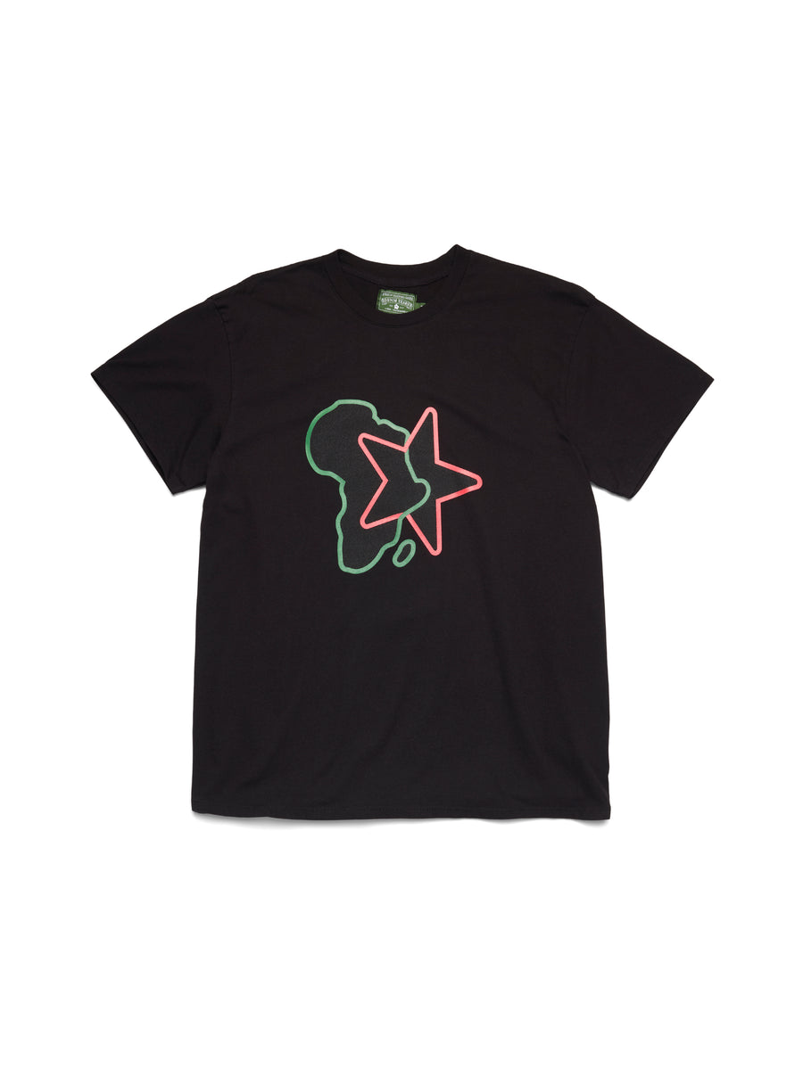Pan-African Star Tee Black – DENIM TEARS