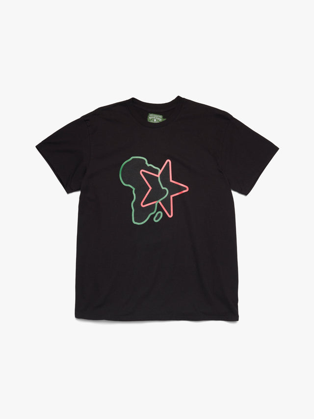 Pan-African Star Tee Black