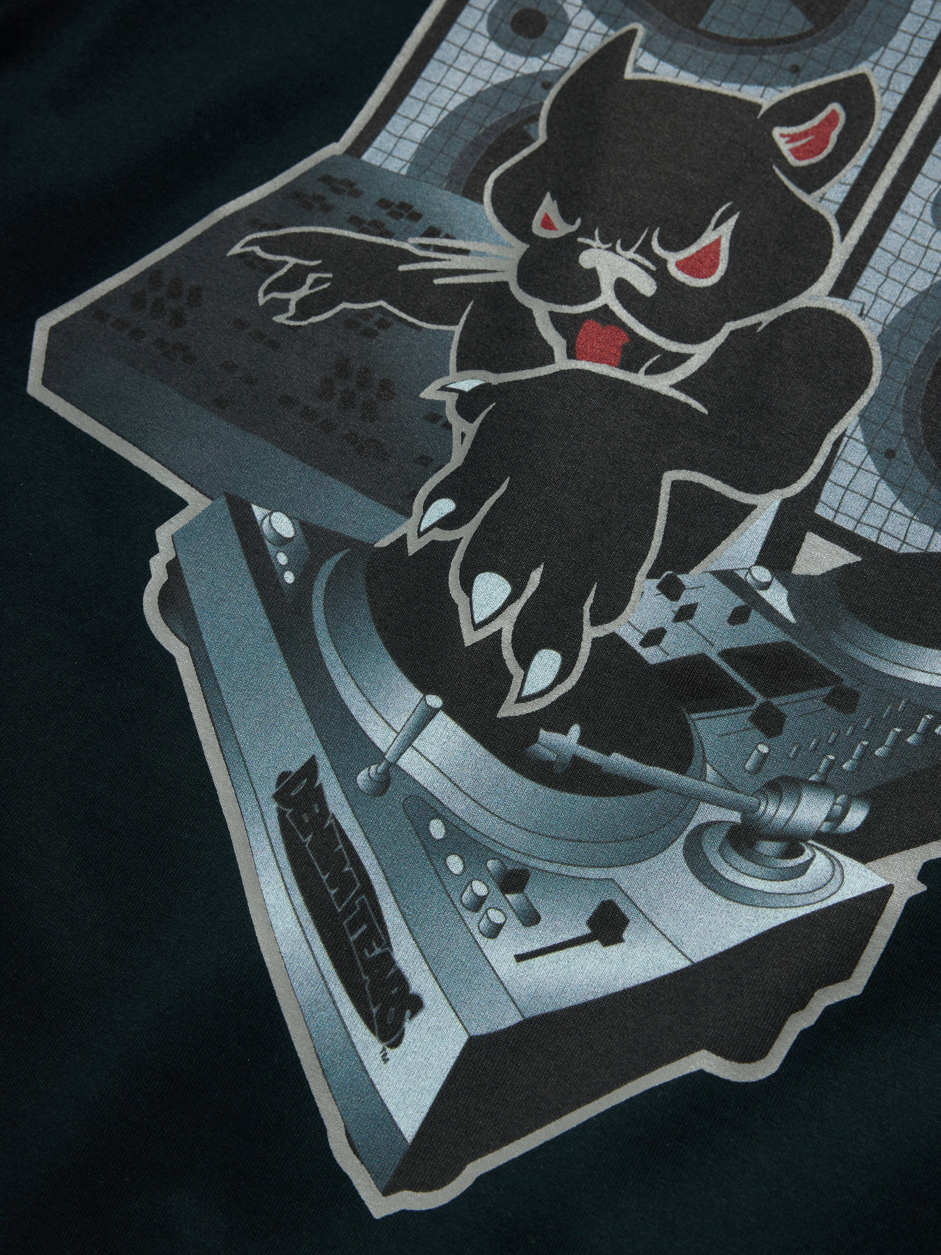 Panther DJ Tee Black – DENIM TEARS