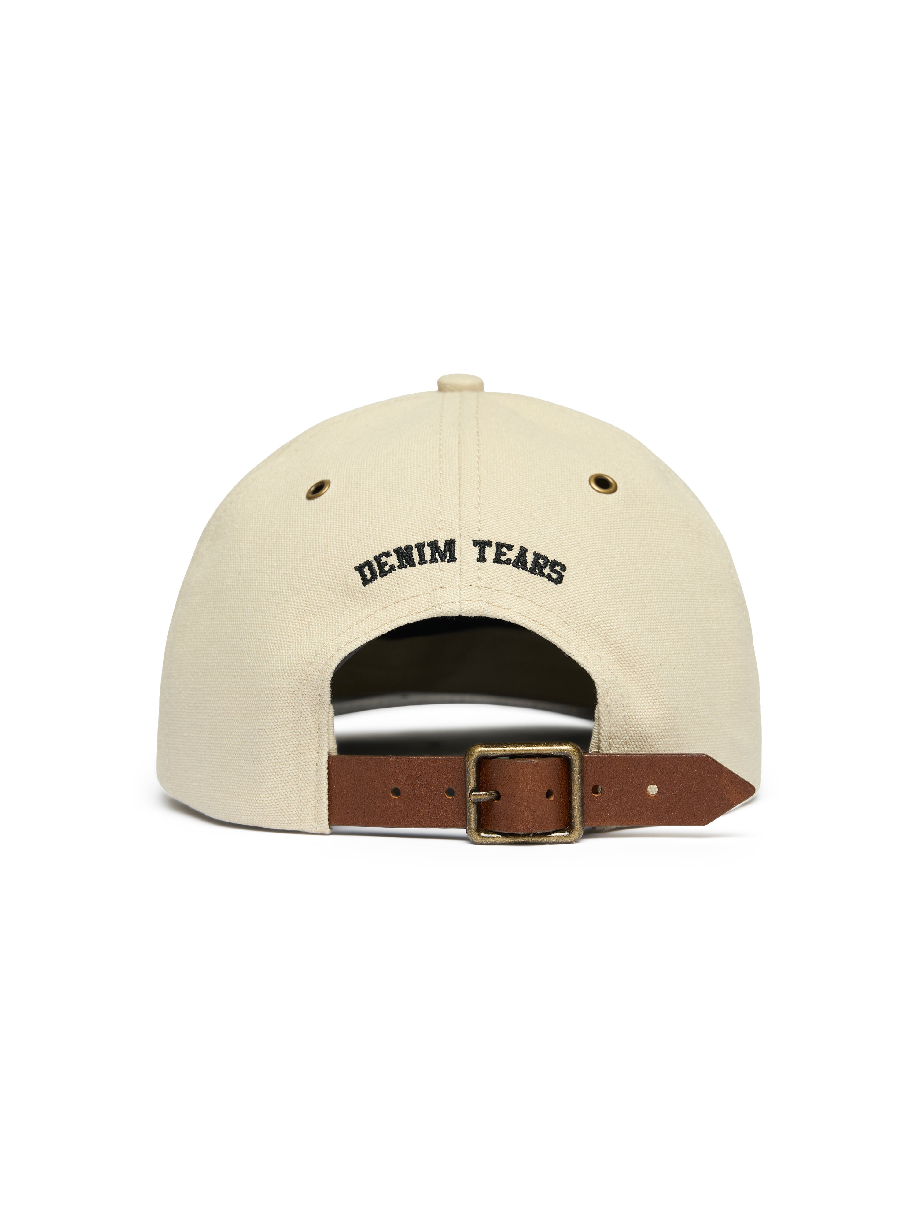 Peace Wreath Leather Brim Cap Creme Brulee – DENIM TEARS