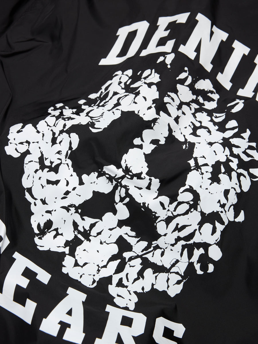 Peace Wreath Coaches Jacket Black – DENIM TEARS