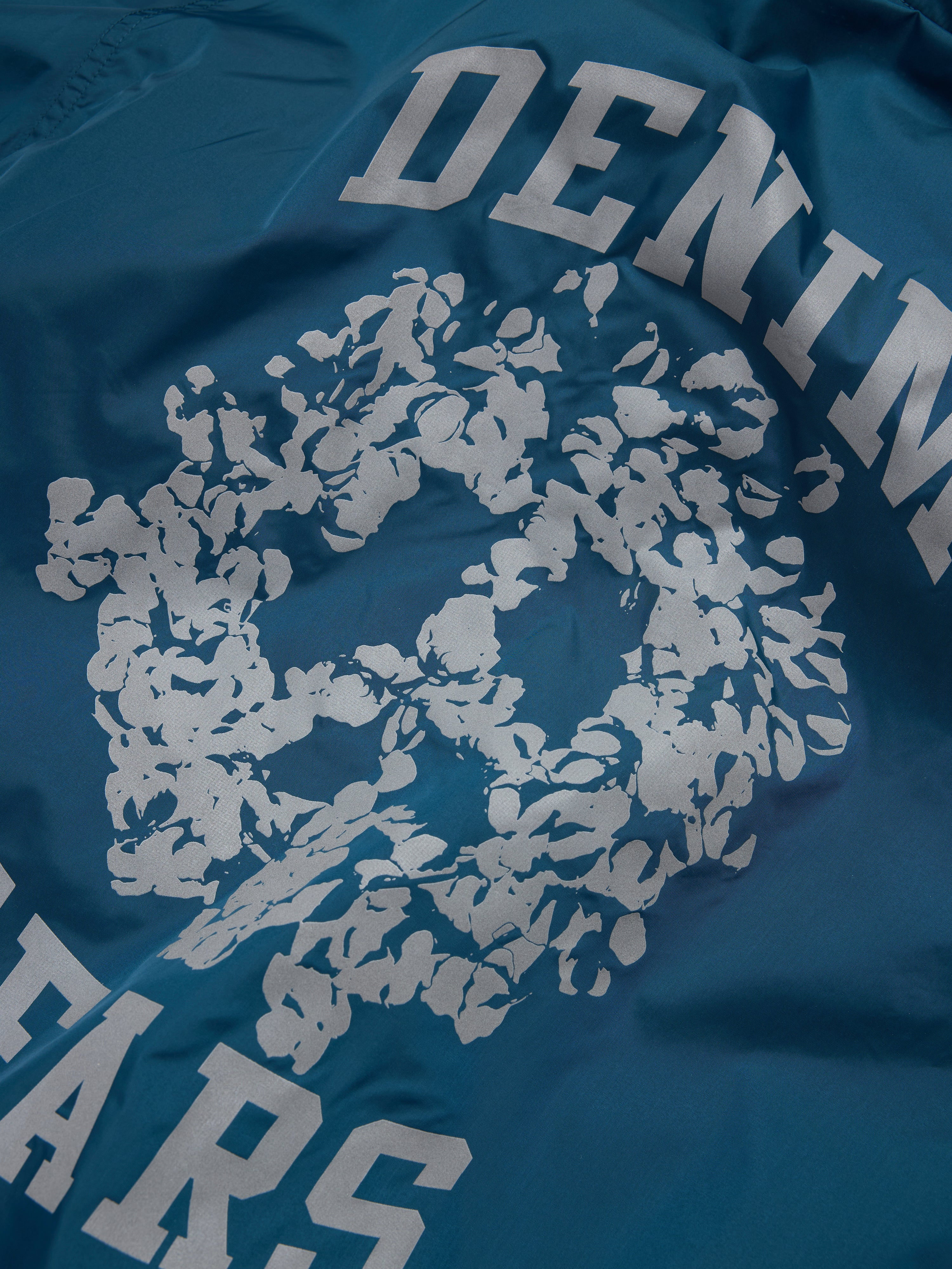 Peace Wreath Coaches Jacket Blue – DENIM TEARS