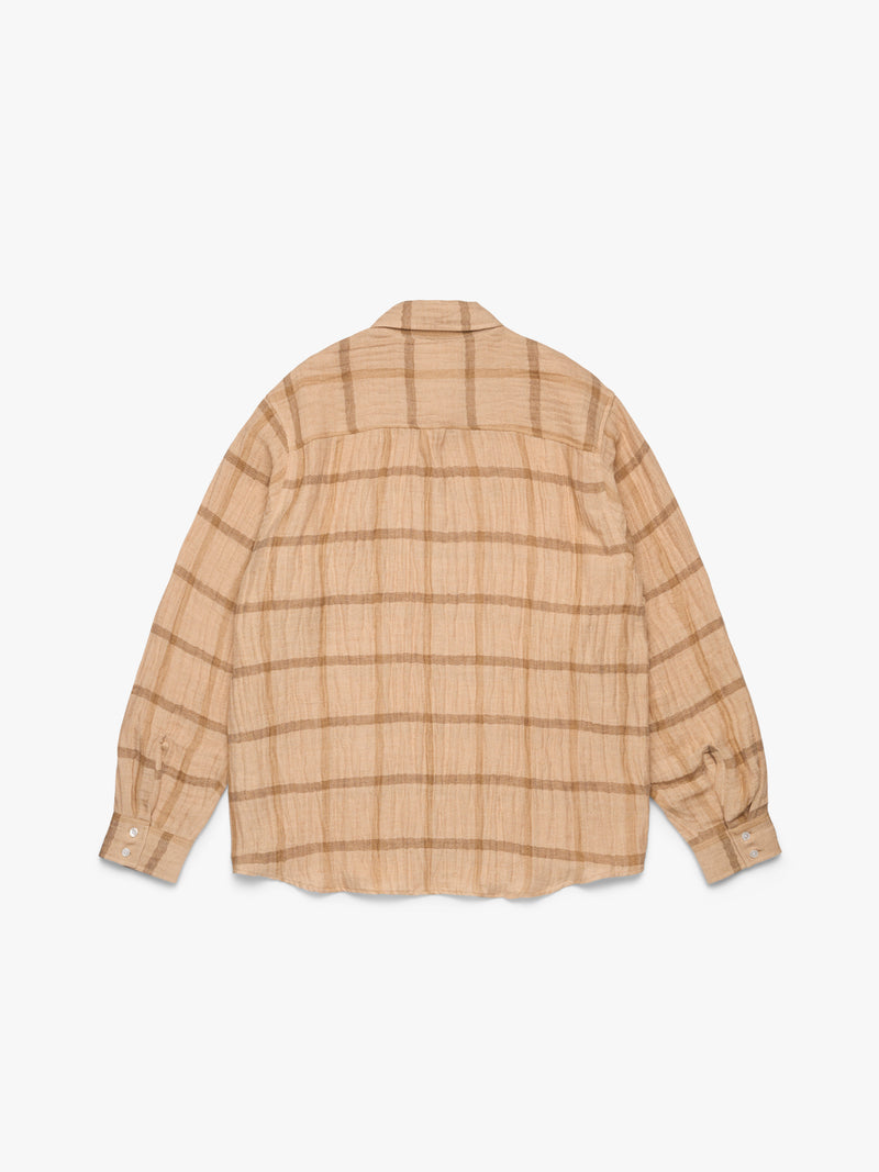 Overcheck Pullover Tan