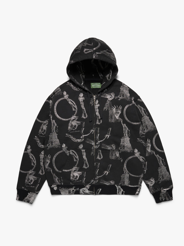 Plates Zip Hoodie