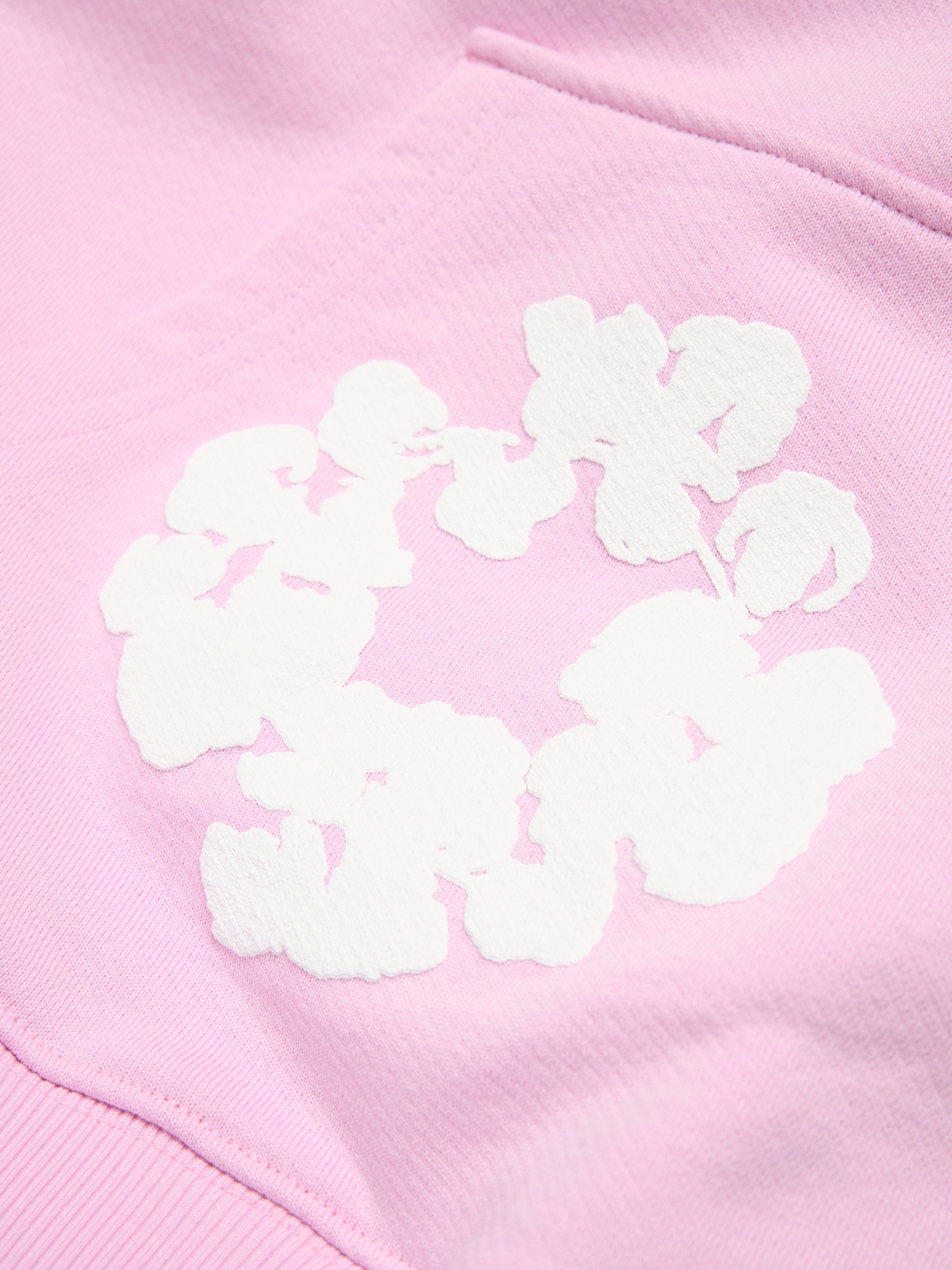 Cotton Wreath Hoodie Powder Pink – DENIM TEARS