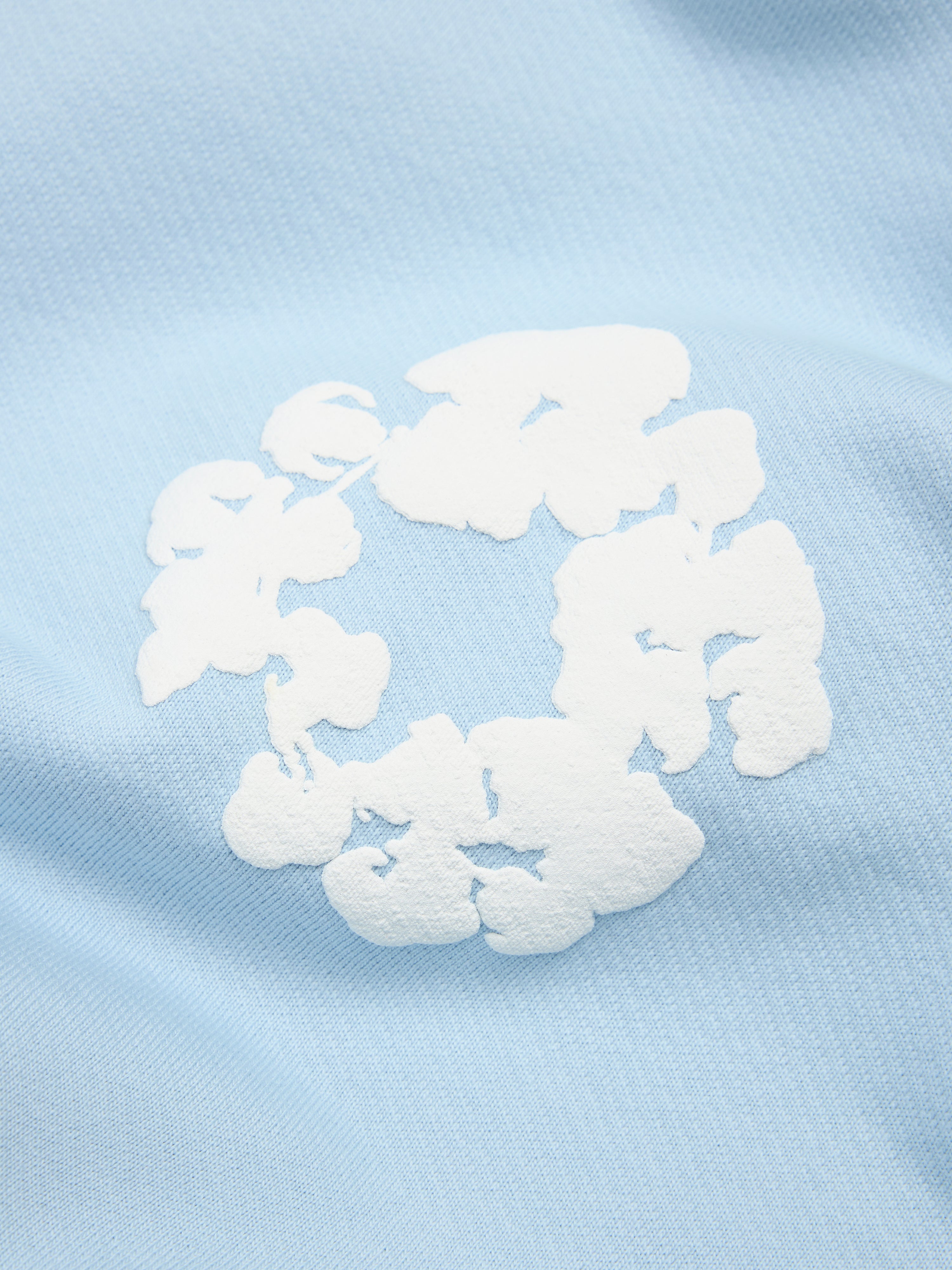 Cotton Wreath Sweatpants Powder Blue – DENIM TEARS