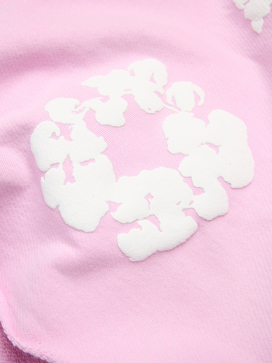 Cotton Wreath Sweatshorts Powder Pink – DENIM TEARS
