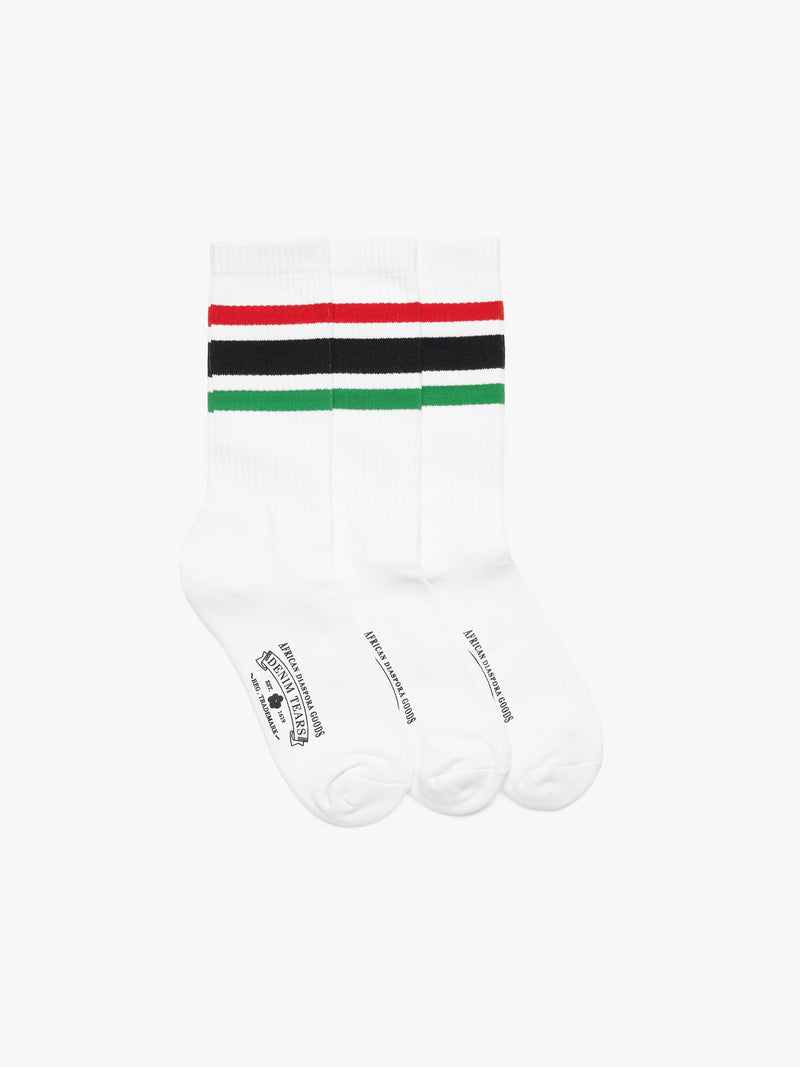 RBG 3-Pack Socks White