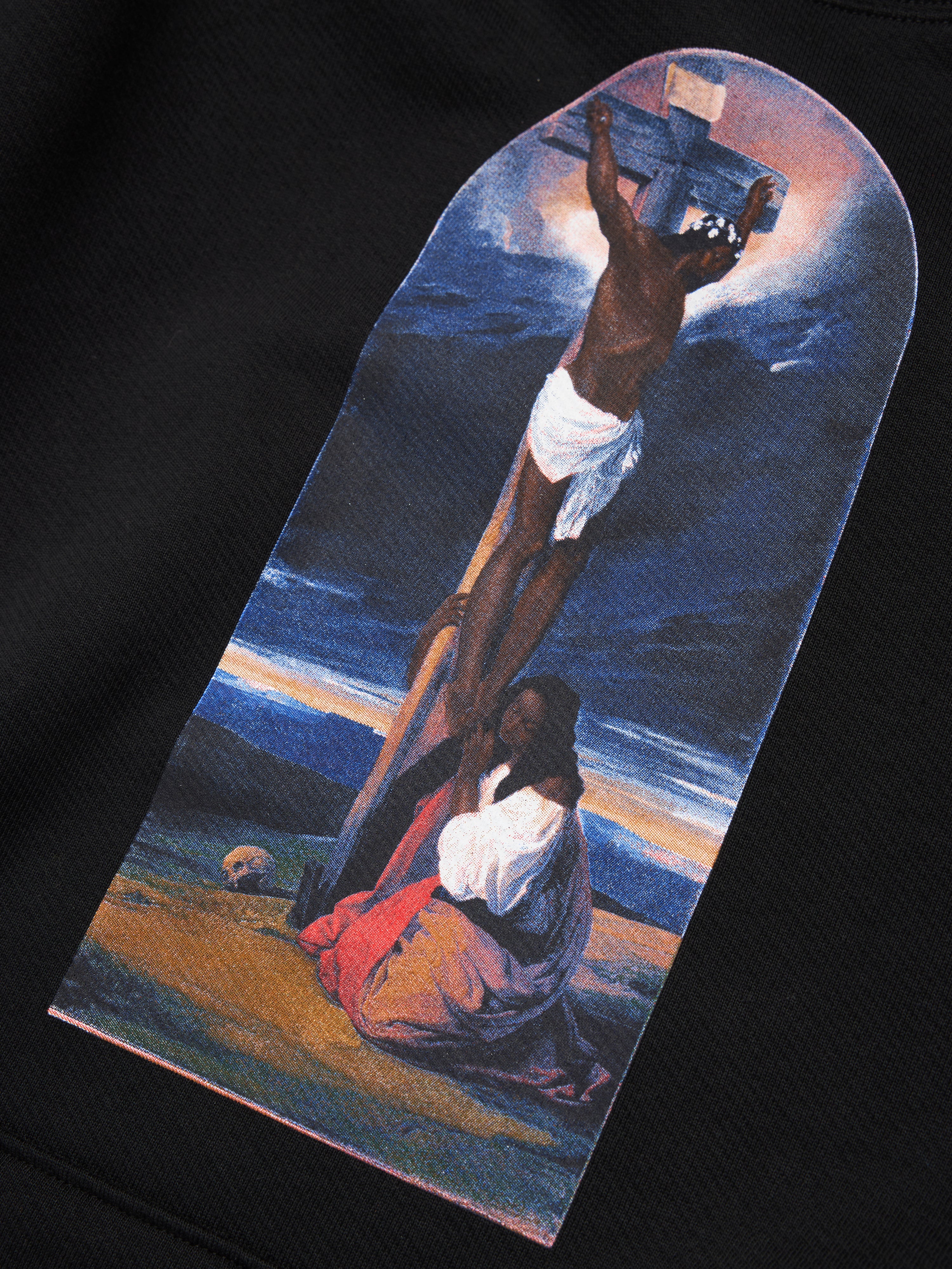 DENIMTEARS ブラック パーカー. M Seasonal Biblical Hoodie Black – DENIM TEARS